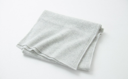 カシミヤ 天使のマフラー ライトグレー マフラー H0129