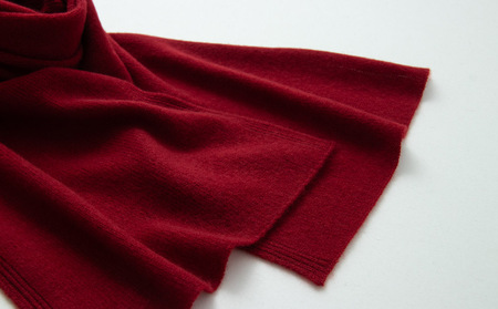 天使のマフラー カシミヤ マフラー | ダークローズ H0129