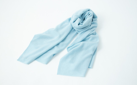 【UTOカシミヤ】天使のストール 大判サイズ 【 ベビーブルー 】オールシーズン 岩手県 北上市 Q0240 (UTO)