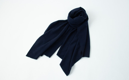 天使のストール カシミヤ 大判サイズ | ネイビー ストール Q0240