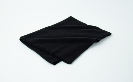 【UTOカシミヤ】天使のストール 大判サイズ 【 ブラック 】オールシーズン おすすめ 岩手県 北上市 Q0240 （UTO）