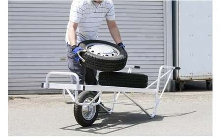 アルミ製 一輪車 かるねこ KL-3 平型 運搬作業 農作業 ガーデニング 日用品 岩手県 北上市 M0070 三協製作所