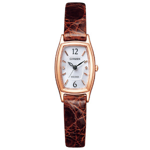 シチズン腕時計 エクシード レディース EX2002-03A EXCEED ワニ革 エコドライブ ソーラー 防水 電池不要 耐磁 松村時計店 岩手県 北上市 R0124