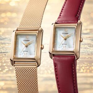 シチズン 腕時計 シチズンL EW5593-64D CITIZEN レディース 時計 岩手県 北上市 P0121 松村時計店 女性 ファッション アクセサリー 小物 バンド付け替え可能 光発電エコ・ドライブ 5気圧防水 