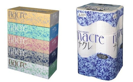 BOXティッシュ15個トイレットペーパー(シングル)24個 | C0589