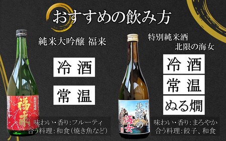 日本酒 福来 飲み比べ２種セット 日本酒（720ml×2本）