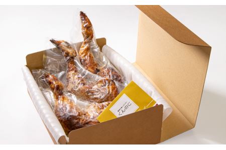 ジューシーな旨味が人気の「菜彩鶏」使用！ローストチキンレッグ３本セット