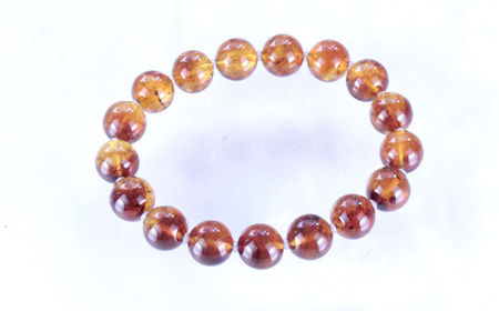 【久慈産琥珀】ブレスレット 10mm玉