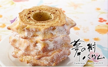 【6ヶ月定期便】夢の樹バウム ホールサイズ プレーン味 【 バウムクーヘン ゆめのいつき スイーツ お菓子 人気 ギフト 岩手 陸前高田 】 極上のしあわせスイーツRT1377