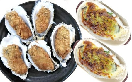 【お手軽惣菜】 かき小屋広田湾の牡蠣フライ10個と牡蠣グラタン4個セット