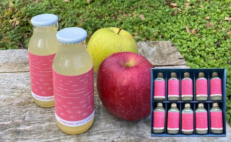 先行予約 100％ストレートりんご果汁 180ml×10本セット 化粧箱入り 【 りんご リンゴ ジュース 飲料 ギフト 贈答品 】RT2532