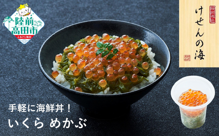 【お試し特別寄附額】 海鮮丼の具6種セット 【 松前漬 いくら いか ほたて めかぶ 今日の逸品 ご飯のお供 おつまみ カップ 冷凍 小分け 海鮮 】