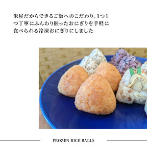 fn-27-010 米専門店が作る「冷凍おにぎりセット」(12個入り) 佐々木仁平商店