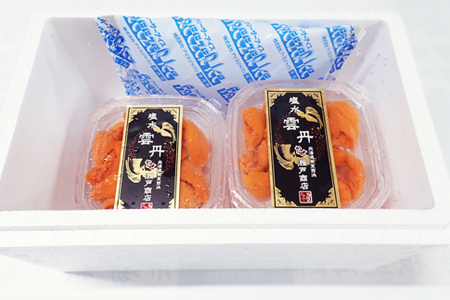 無添加むきたてエゾバフンウニ(赤系)塩水パック40～50g×4P[2026年1月中旬以降発送] B-14095