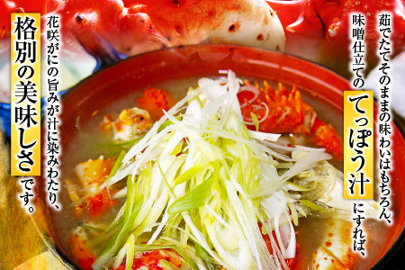 [12月21日決済分まで年内配送]【北海道根室産】花咲がに500g前後×3尾(計1.5kg) A-54013