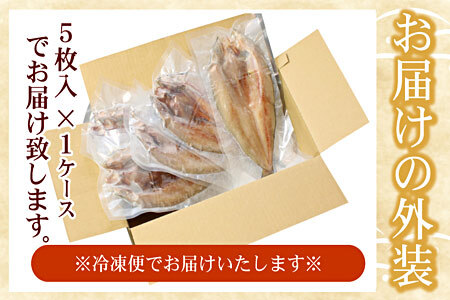 [12月21日決済分まで年内配送]真ホッケ開き干し350g前後×5枚 G-56002