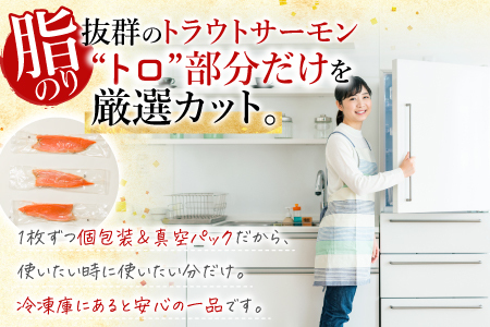 [12月14日決済分まで年内配送]とろサーモンハラミ1.2kg G-09006