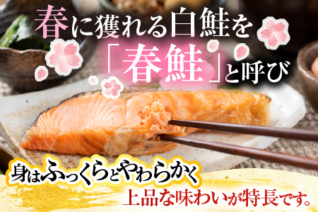 無添加甘塩天然沖獲れ鮭5切×3P(計15切、約750g) G-11037