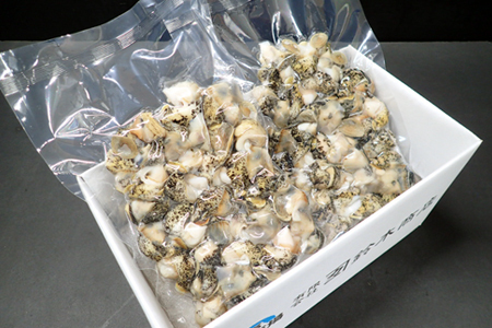 根室海鮮市場＜直送＞【北海道根室産】生食用灯台つぶ(ボイル済)250g×2P(計500g) G-28040