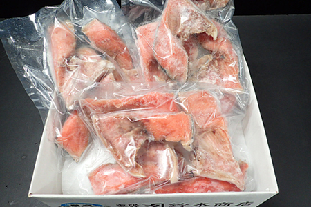 甘汐天然秋鮭カマ500g×3P(計1.5kg) G-14042