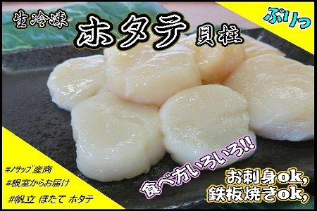 ＜12月18日決済分まで年内配送＞生冷凍ホタテ貝柱800g×1P A-59007