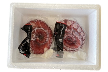 【12/31決済分まで1月中配送】 【北海道根室産】ボイル水たこ足先2P(計600g) G-20003