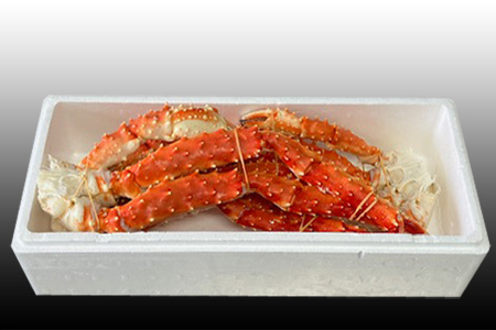[12月21日決済分まで年内配送]【北海道根室産】ボイルたらば蟹足5本～16本(計1～1.2kg) C-70077