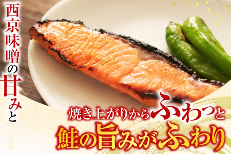 天然秋鮭西京漬け3切真空×4P(計12切) G-14057