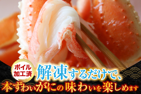 根室海鮮市場＜直送＞ボイル本ずわいがに脚5肩(計約1.2kg) A-28248