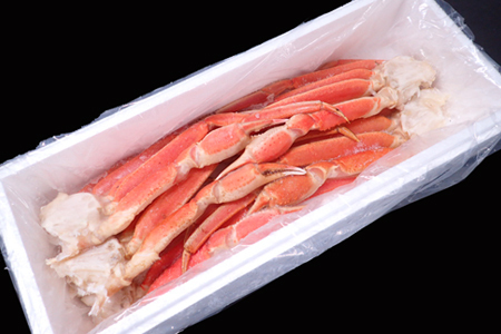 [12月10日決済分まで年内配送]根室海鮮市場＜直送＞ボイル本ずわいがに脚5肩(計約1.2kg) A-28248