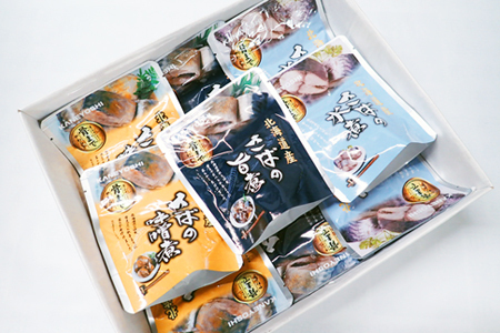 根室海鮮市場＜直送＞さば煮つけセット(旨煮5P・水煮5P・味噌煮6P) A-28254