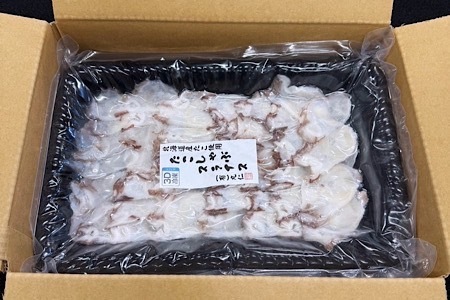 【北海道根室産】タコしゃぶスライス250g×4P A-50019