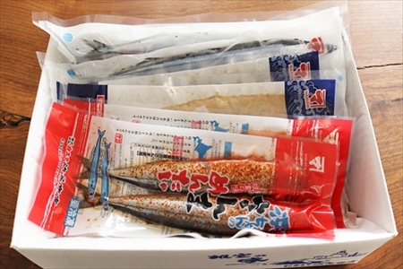 【北海道根室産】さんま明太2尾×5P・糠さんま3尾×5P・冷凍生さんま4尾×5P B-32050