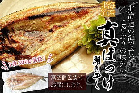 【12/31決済分まで1月中配送】 紅鮭切身12切・真ホッケ開き干し3枚セット(各約900g) A-07038