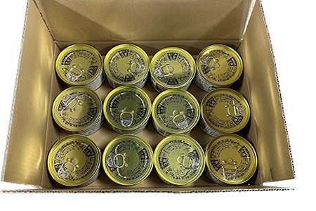 ホタテ貝柱水煮12缶 E-78005