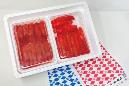 【12/31決済分まで1月中配送】 熟成たらこ500g×1P・辛子明太子500g×1P(計1kg) G-16023