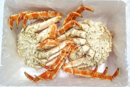 【北海道根室産】(チルド便)本タラバガニ2尾（計1.4kg前後） D-57051