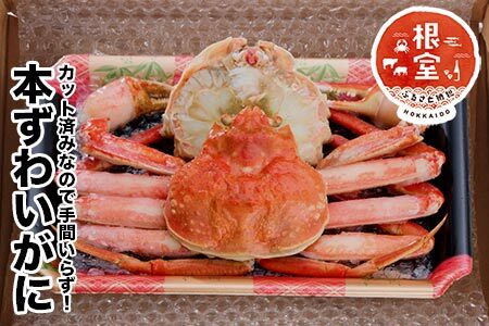 カット済みずわいがに姿500g～550g前後×1尾 G-58002