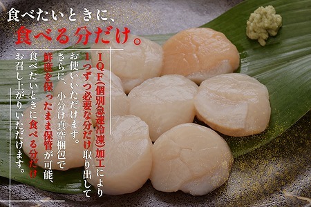 ホタテ貝柱150g×4セット B-50013