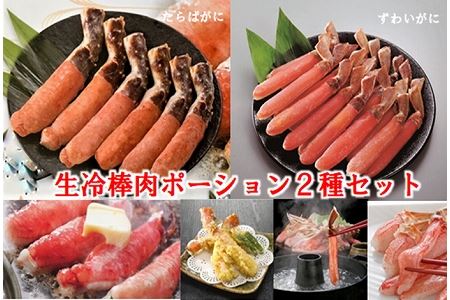 ＜12月18日決済分まで年内配送＞生冷棒肉ポーション2種セット D-01063