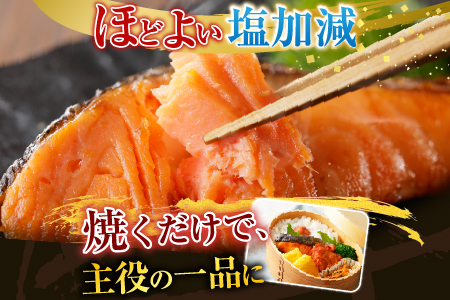 天然甘塩紅鮭5切×5P A-30019