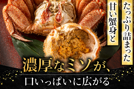 [12月21日決済分まで年内配送]浜ゆで毛がに350g前後×2尾 A-21001