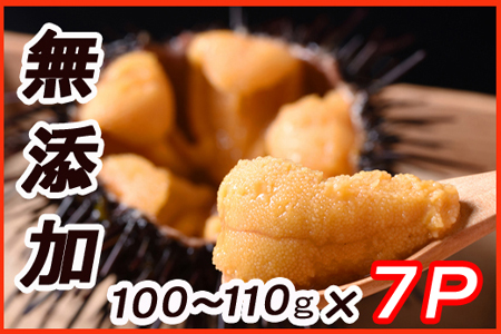 D-30004 無添加ムラサキウニ塩水パック100~110g×7P