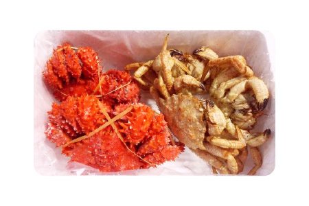 [12月21日決済分まで年内配送]【北海道根室産】花咲ガニとクリガニセット5～6尾(計1.5kg前後) A-57015