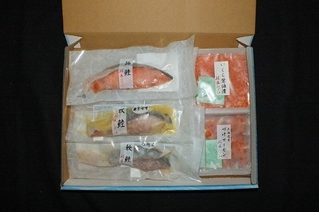 [12月21日決済分まで年内配送]【北海道根室産】[鮭匠ふじい]鮭といくらの味覚尽くし B-42001