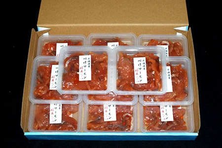 【北海道根室産】[鮭匠ふじい]漬けサーモン丼の具12P B-42026