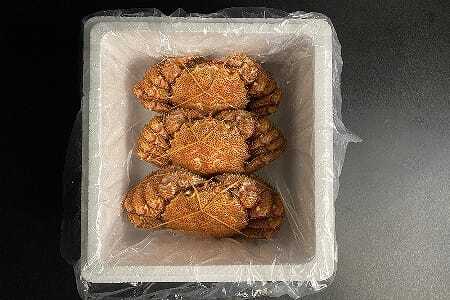 [12月21日決済分まで年内配送]【北海道根室産】毛がに700g前後×3尾 D-21003