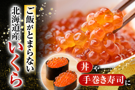 いくら醤油漬け100g×4P、ほたて貝柱500g×2P D-70036