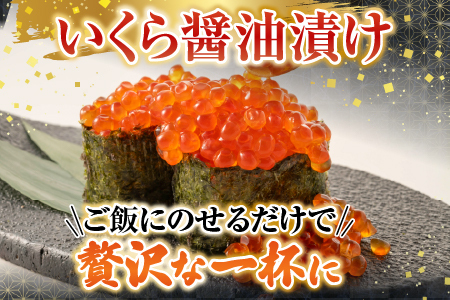 いくら醤油漬け100g×4P、ほたて貝柱500g×2P D-36034