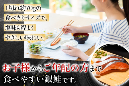 塩銀鮭切り身1切×35P B-09030